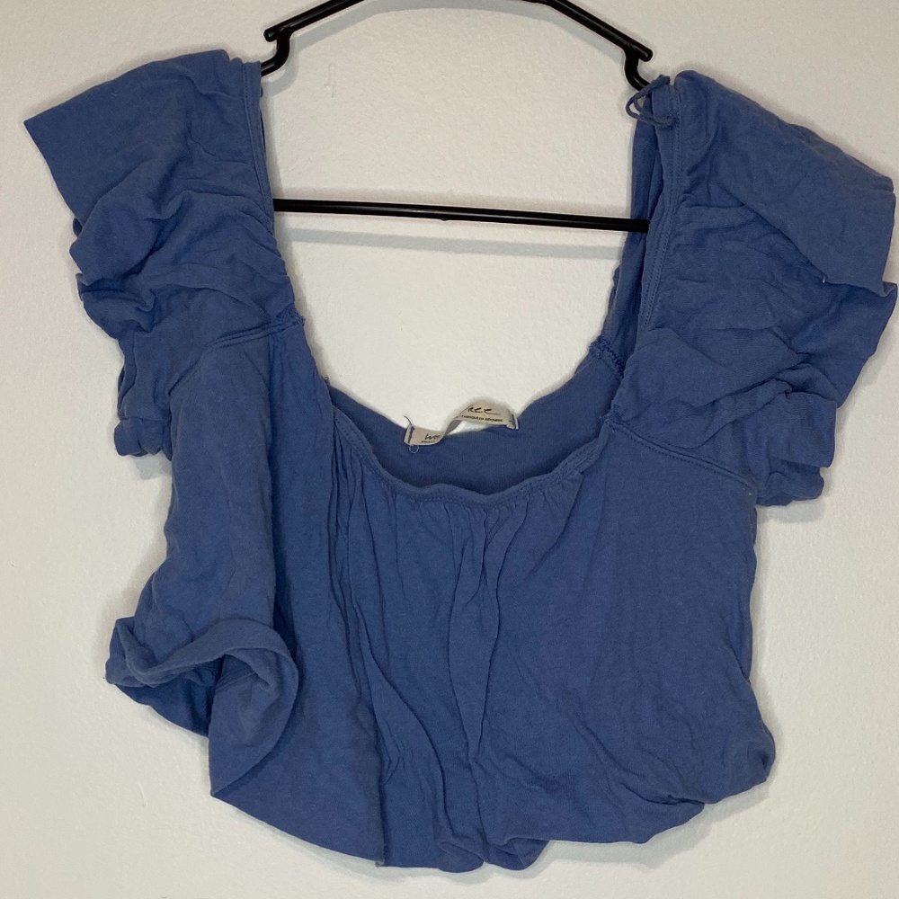 Free People off the shoulder cropped top